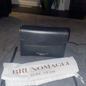 Bruno Magli Notched Flap Crossbody bag make me offers lot of interest